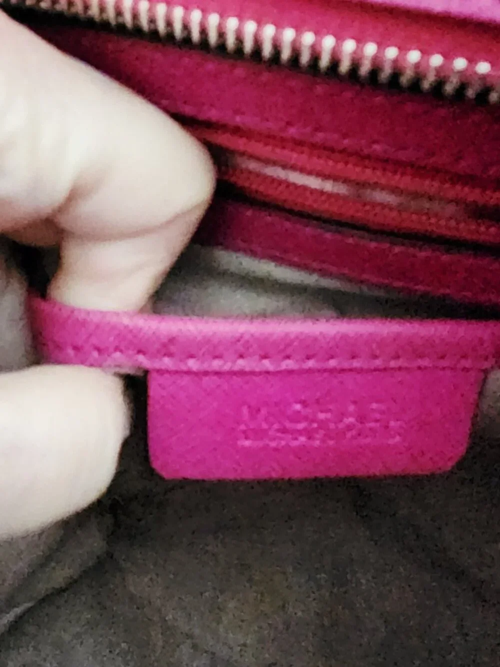 Michael Kors Pink Leather Tote Bag Purse